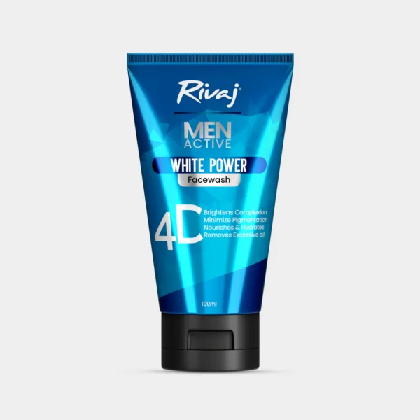 Men Active White Power Face Wash 100ml